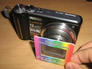 Дифракционная решетка для объектива цифровой камеры